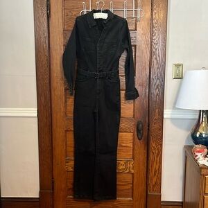 PAIGE Black Utility Jumpsuit with Belt